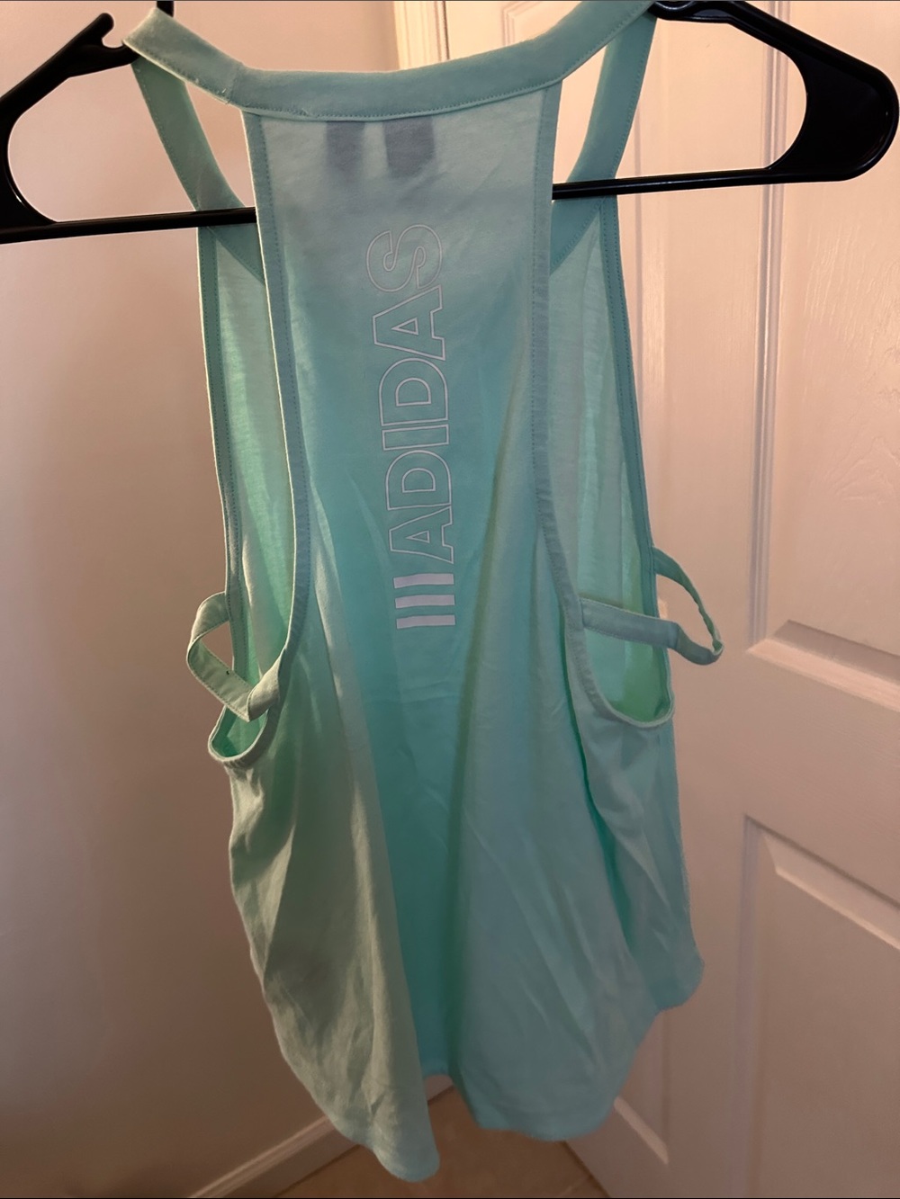 adidas Mint Green Racerback Training Tank